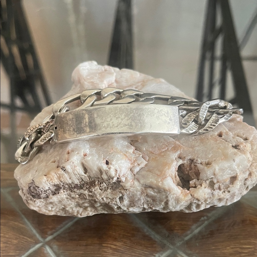 Sterling Silver Link Men’s Bracelet